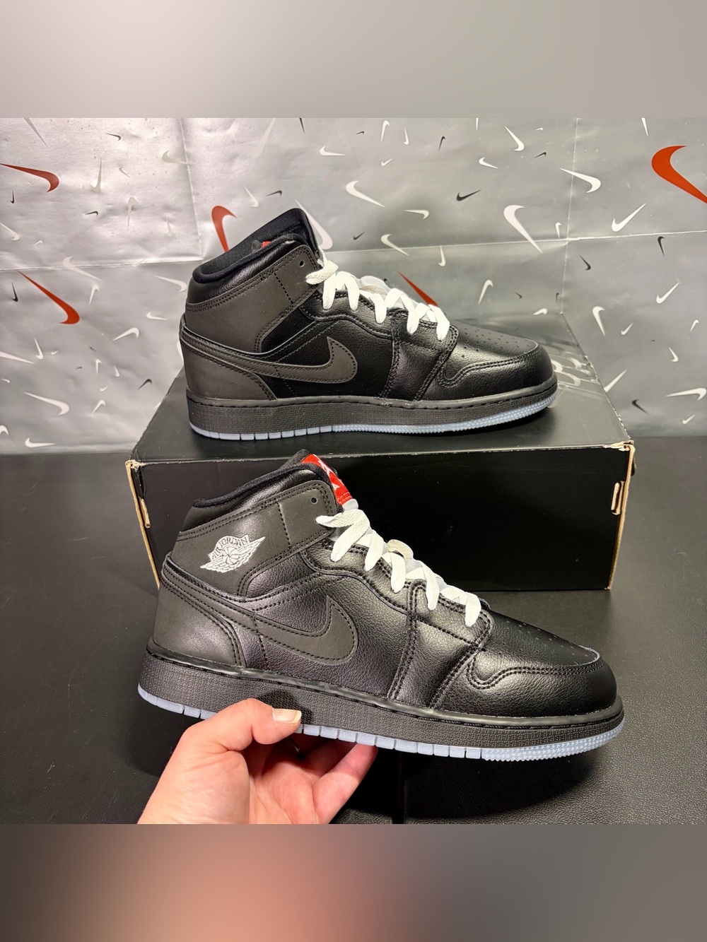 Size 6.5 - Air Jordan 1 SE Mid Black Metallic Reimagined